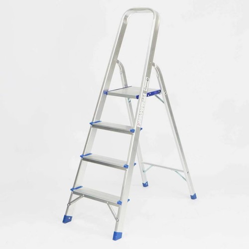Alu haushaltsleiter stehleiter - alu,
