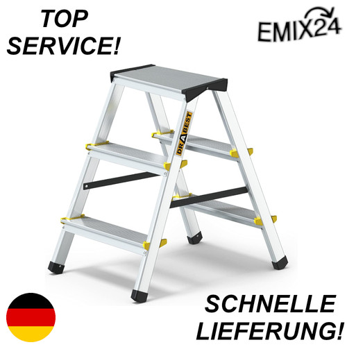 Doppelleiter 2x3 aluleiter - doppelleiter,