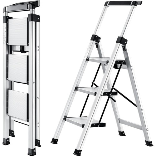 Trittleiter stufen aluminium - 3,