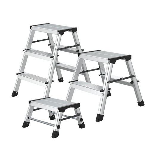 Aluminium klapptritt - aluminium,