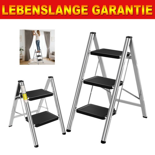 Edelstahl trittleiter - edelstahl,