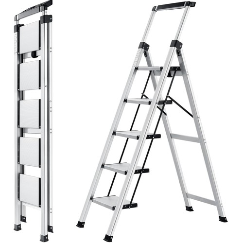 Trittleiter stufen aluminium - trittleiter, 5