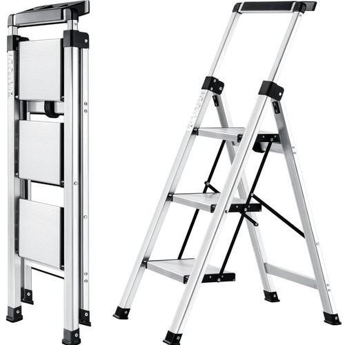 Trittleiter stufen aluminium - trittleiter,