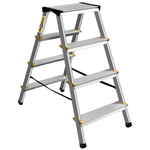 Trittleiter aus aluminium mit - aluminium,